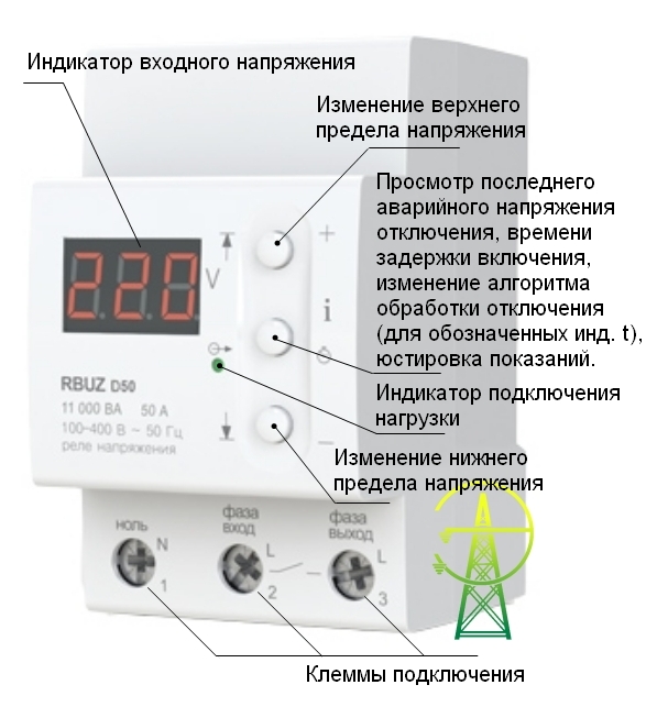 Как подобрать реле напряжения