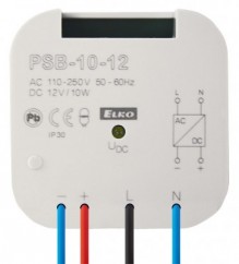 ����������������� ��������������� ���������� PSB-10-12 10W, 230VAC-12VDC ��� ��������� � ��������� �������.